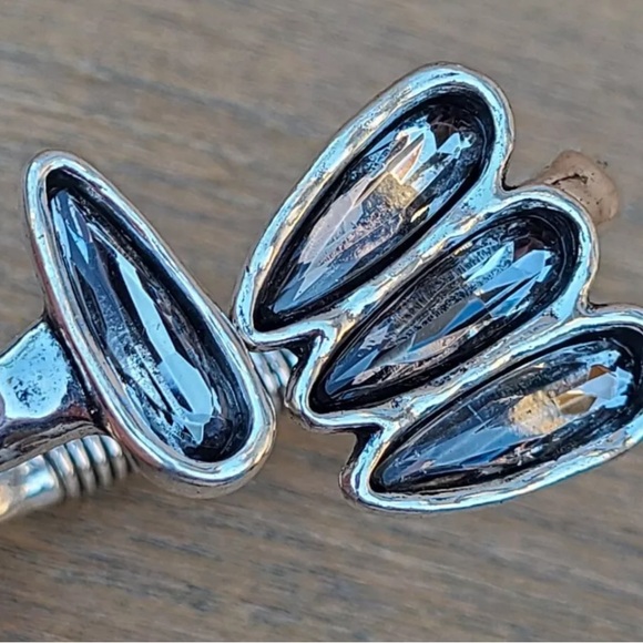 RAW NATURE • Bohemian Bracelet • Silver plated with Swarovski Crystals - Picture 8 of 14